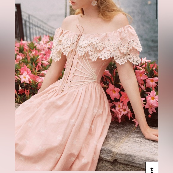 Lacemade Pink Champagne Corset Dress - Picture 2 of 9